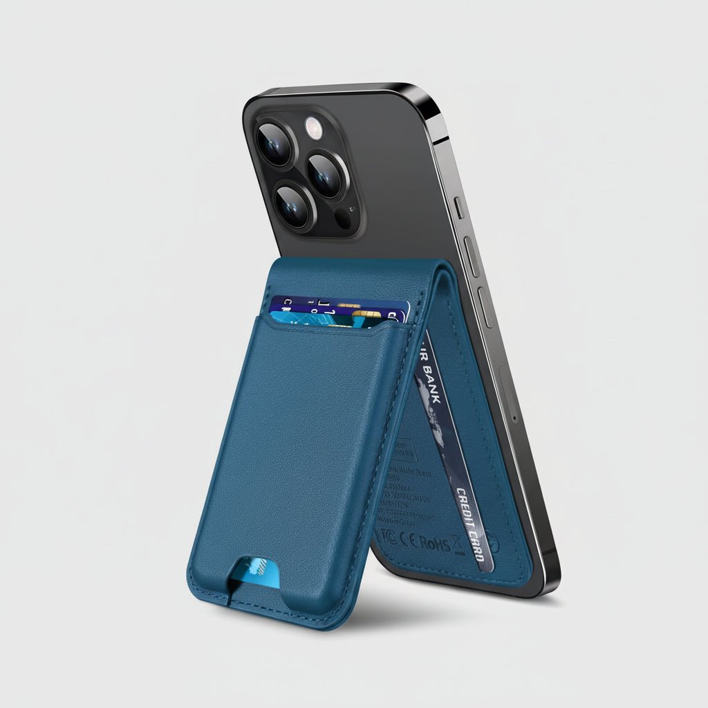 Slim Trackable Phone Wallet Attachment