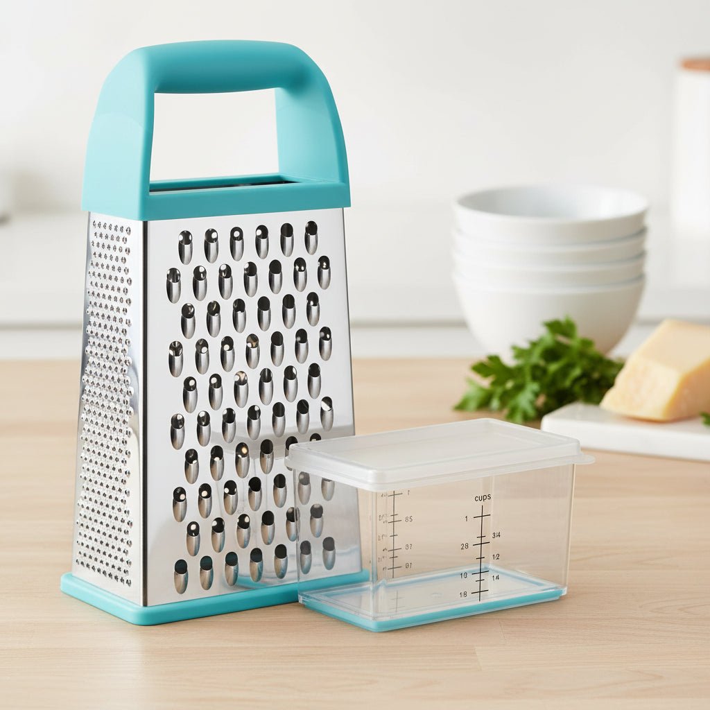Easy Clean Kitchen Grater Box for Cheese and Veggies