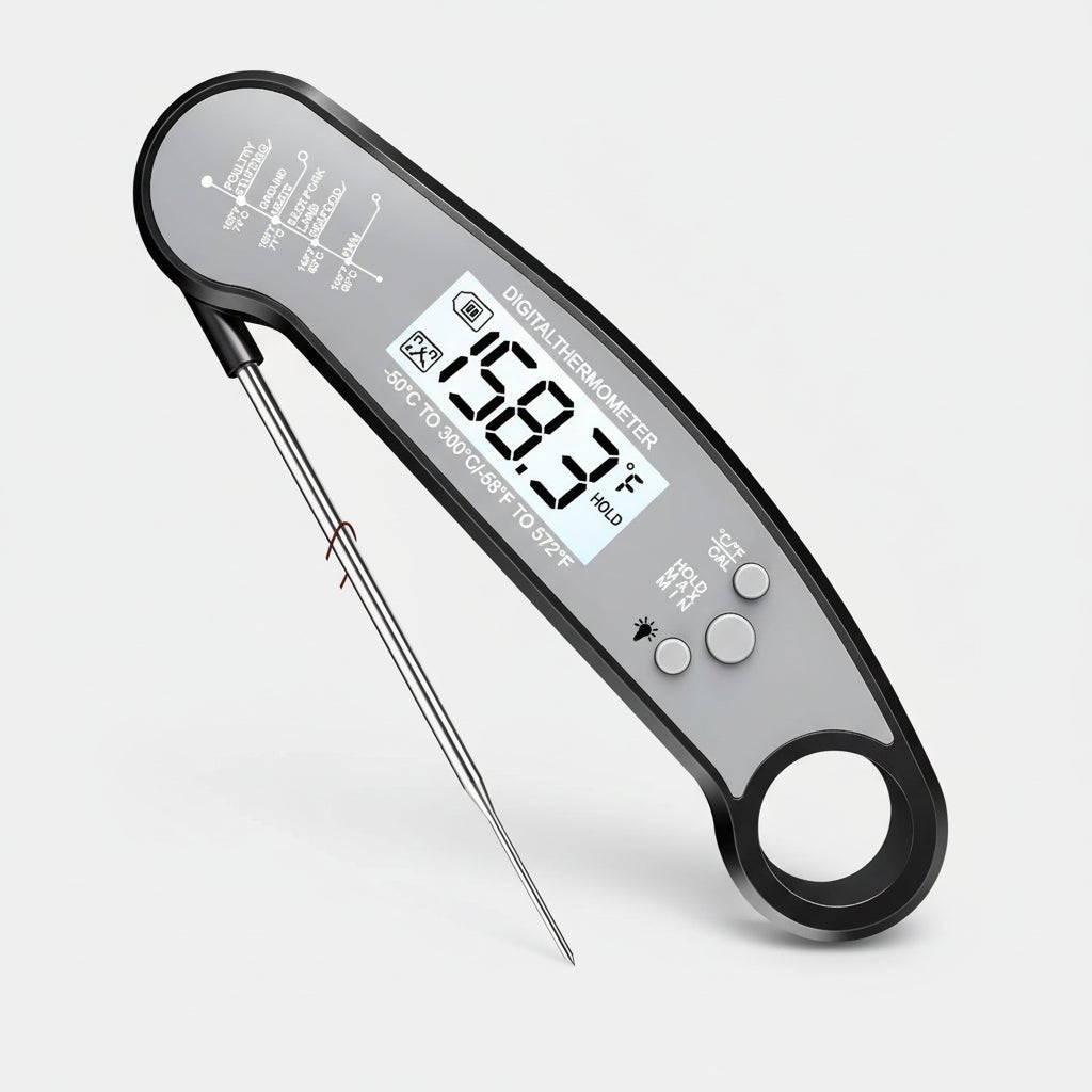 Accurate Instant Read BBQ Meat Thermometer Waterproof Grill Probe - SweetyGem