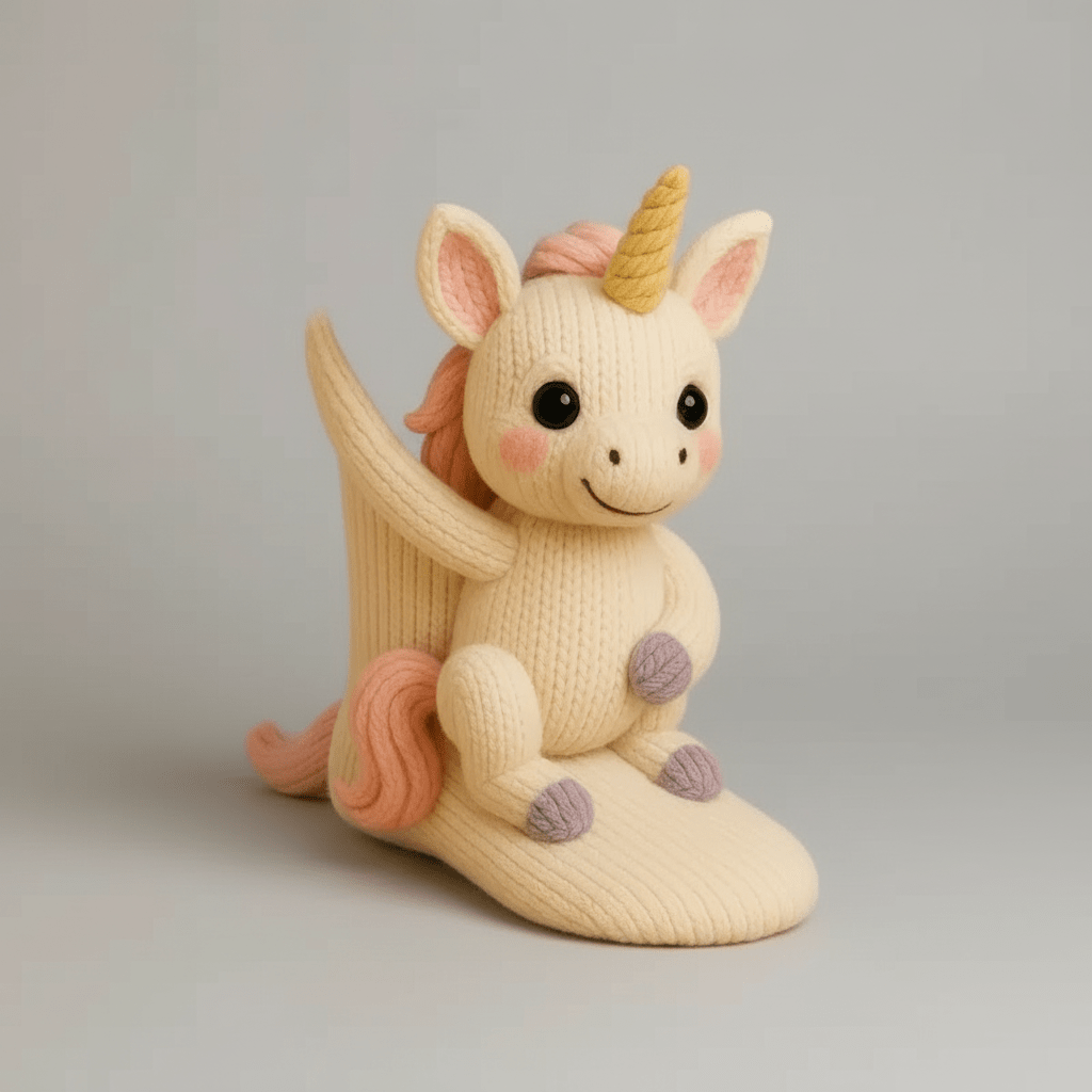 Warm Fuzzy Animal Slipper Socks