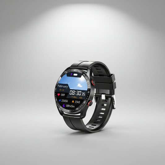 Waterproof Touch Fitness Smartwatch with Bluetooth Calling - SweetyGem