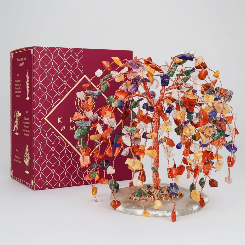 Gemstone Bonsai Tree Chakra Decoration