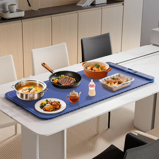 Heat Resistant Silicone Food Warmer Tray with Timer - SweetyGem