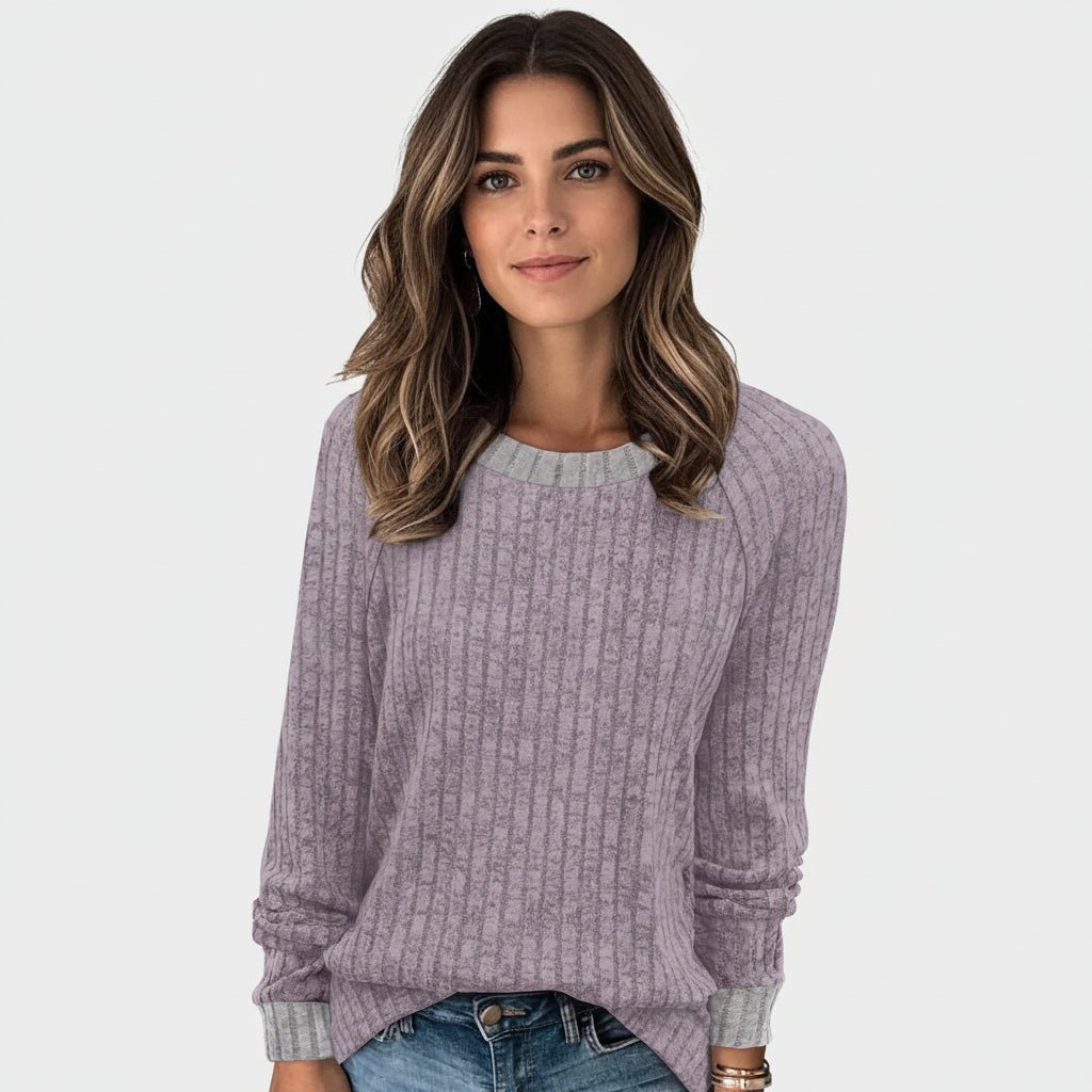 Comfy Multicolor Long Sleeve Shirt for Women