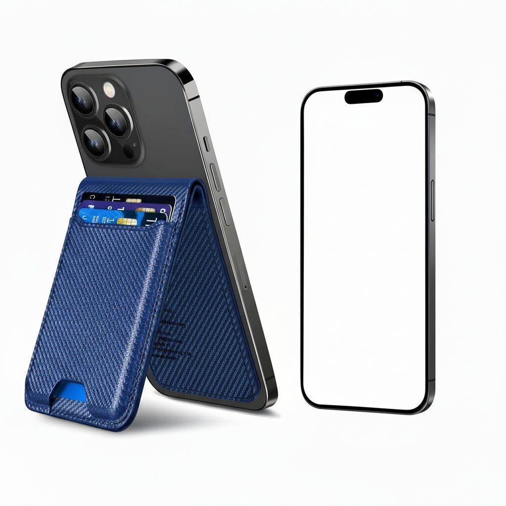 Slim Trackable Phone Wallet Attachment