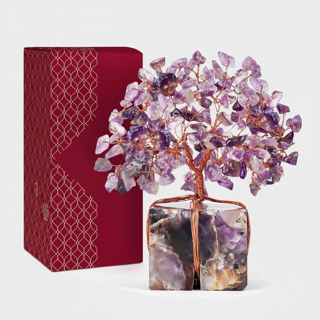 Gemstone Bonsai Tree Chakra Decoration