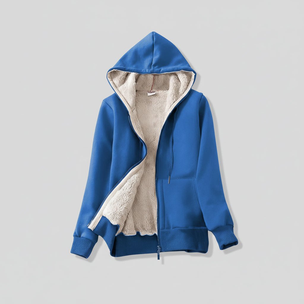 Warm Fleece Lined Women's Hooded Winter Jacket