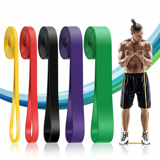 Premium Exercise Bands Gym Fitness Kit Home Workout - SweetyGem