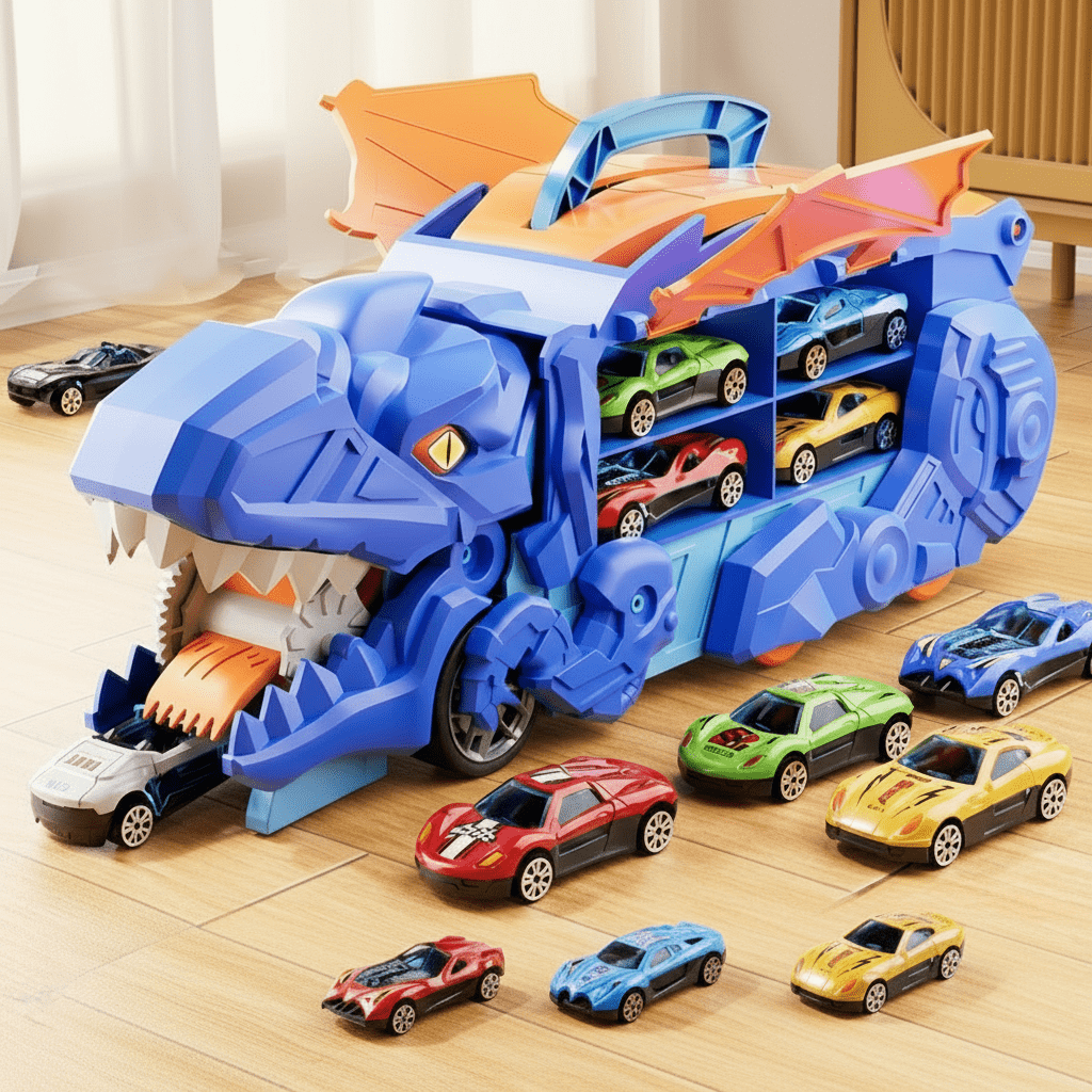 Fun Kids Car Racing Track Playset Toys