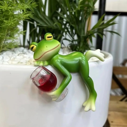 Colorful Frog Figurine Resin Decorative Garden Statue - SweetyGem