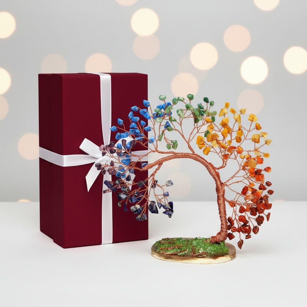Gemstone Bonsai Tree Chakra Decoration