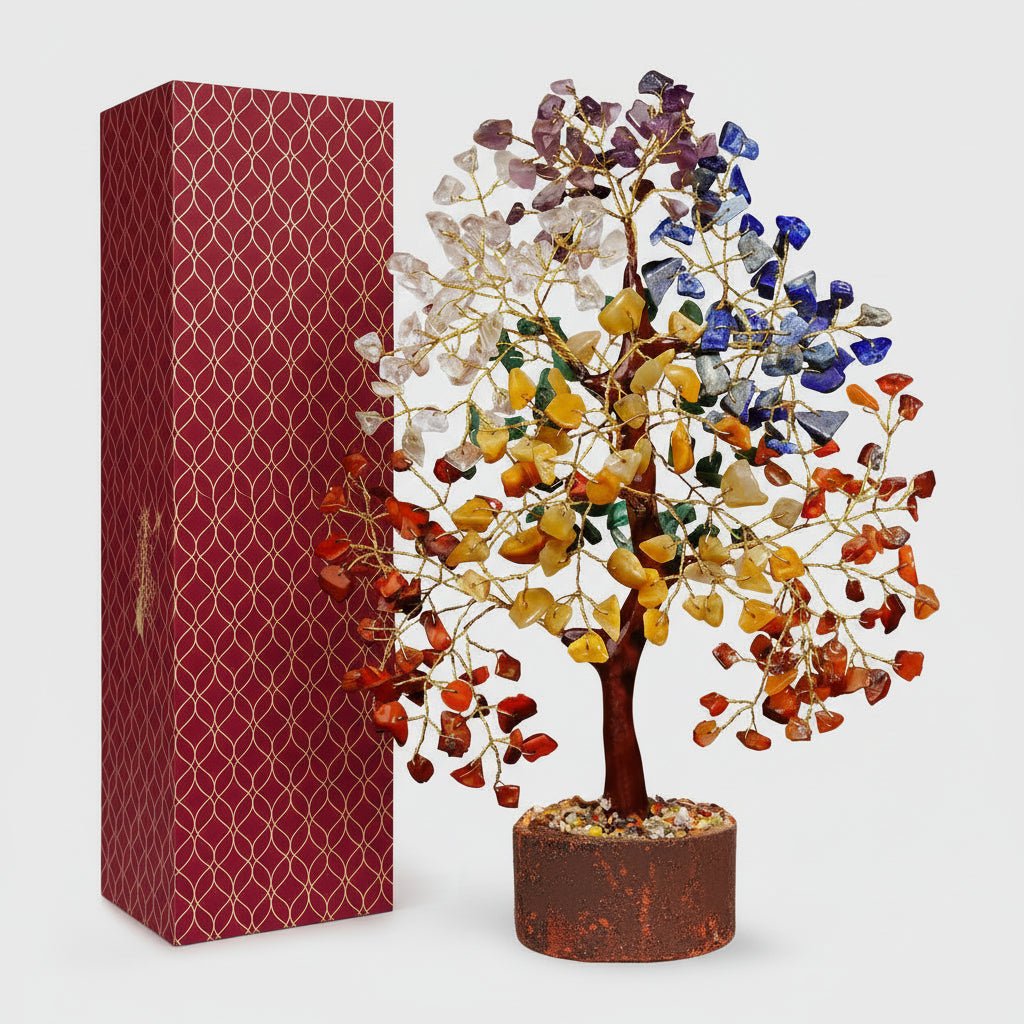 Gemstone Bonsai Tree Chakra Decoration