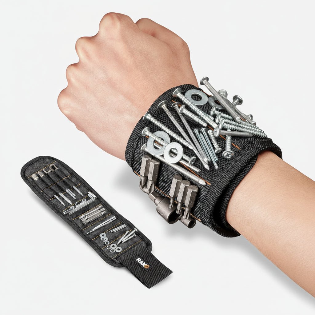 Strong Magnetic Wristband for Men Handyman Toolbox - SweetyGem