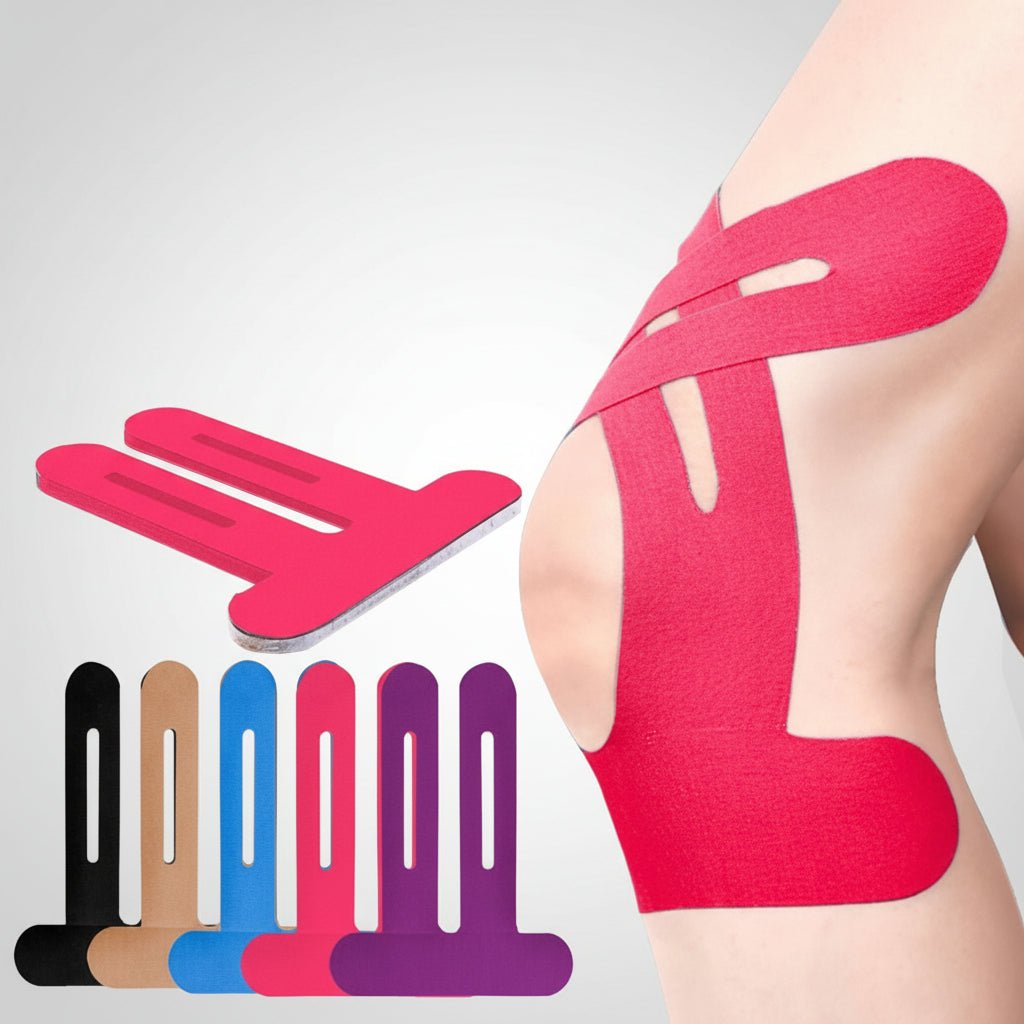 Athletic Knee Support Wrap Elastic Precut Sports Injury Aid