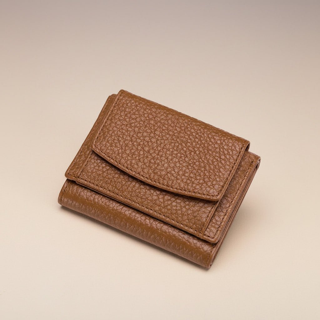 Slim Secure Trifold Wallet with Card and Coin Pouch