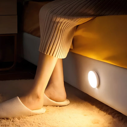 Wireless Motion LED Night Light USB Rechargeable Home - SweetyGem