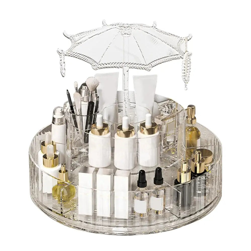 Acrylic Rotating Makeup Organizer