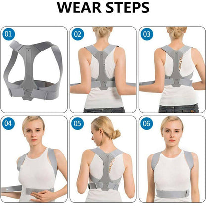 Back Brace Posture Corrector- Adjustable Posture Support