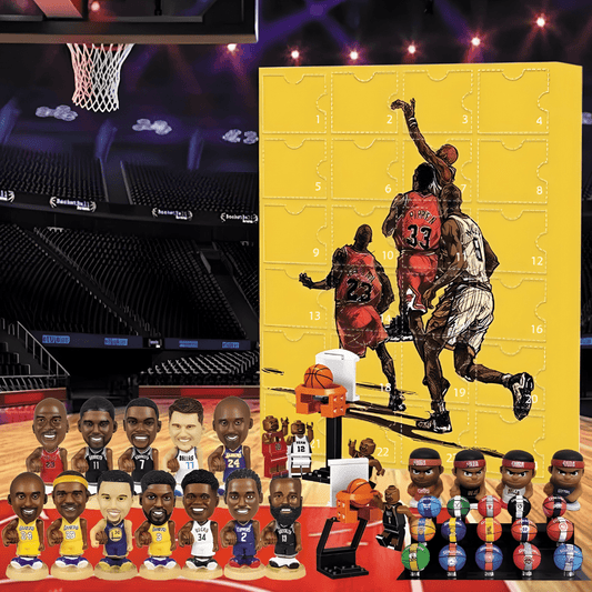 Fun Basketball Countdown Calendar Toy Figures - SweetyGem