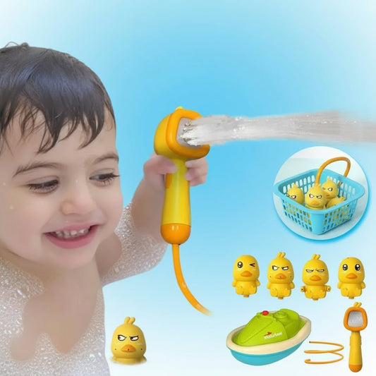Colorful Rubber Duck Bathtime Play Set For Babies - SweetyGem