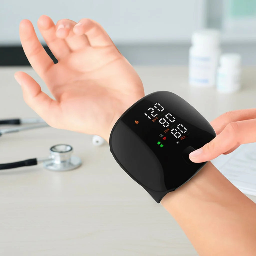 Accurate Digital Wrist Blood Pressure Tracker - SweetyGem