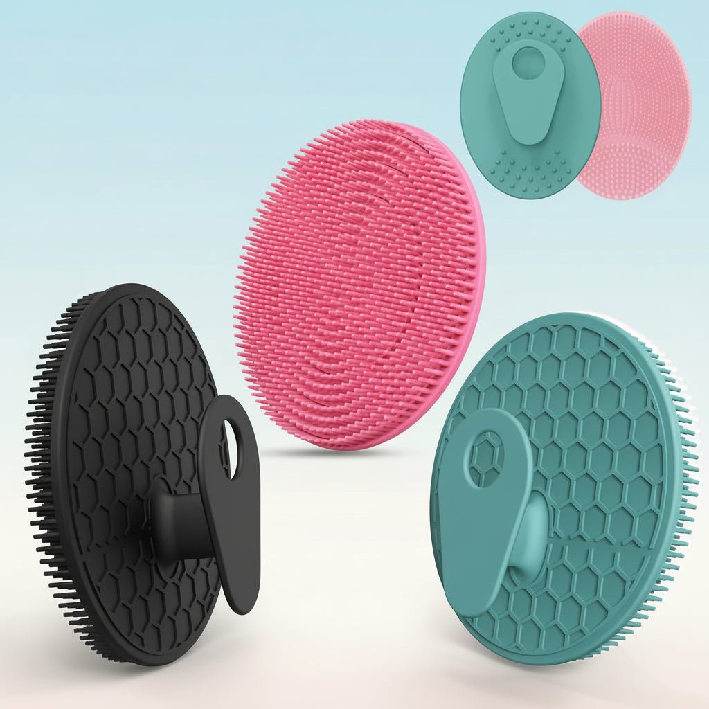 Soft Silicone Exfoliating Shower Scrubber Brush