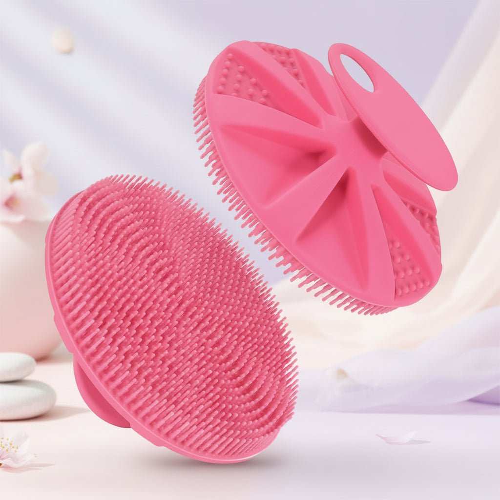 Soft Silicone Exfoliating Shower Scrubber Brush