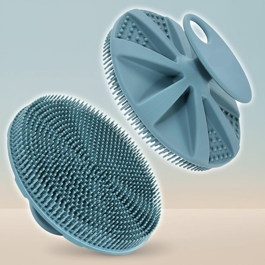 Soft Silicone Exfoliating Shower Scrubber Brush