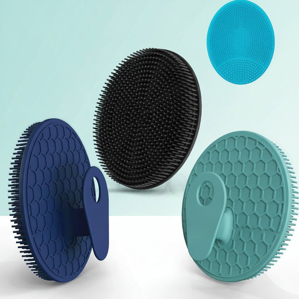 Soft Silicone Exfoliating Shower Scrubber Brush