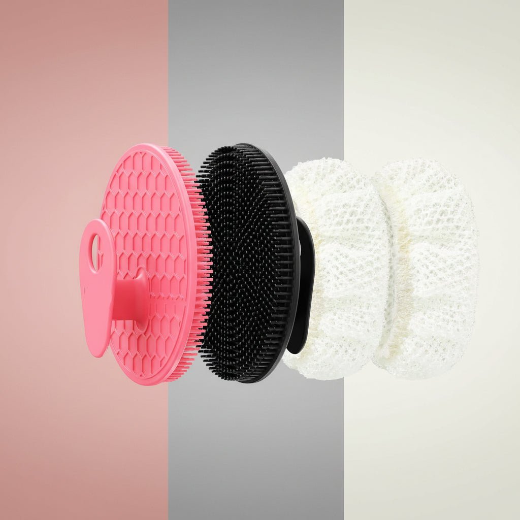 Soft Silicone Exfoliating Shower Scrubber Brush
