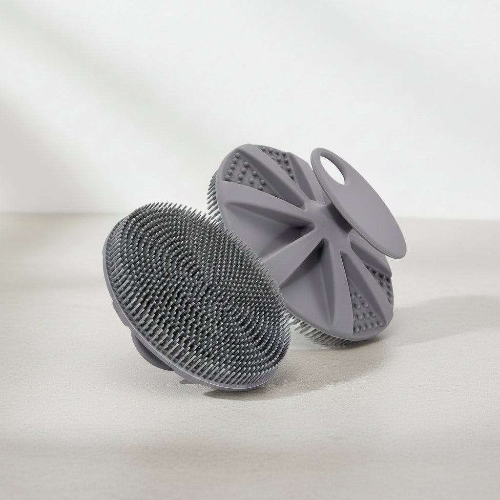 Soft Silicone Exfoliating Shower Scrubber Brush