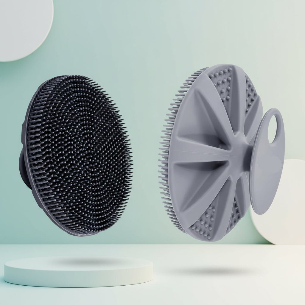 Soft Silicone Exfoliating Shower Scrubber Brush - SweetyGem