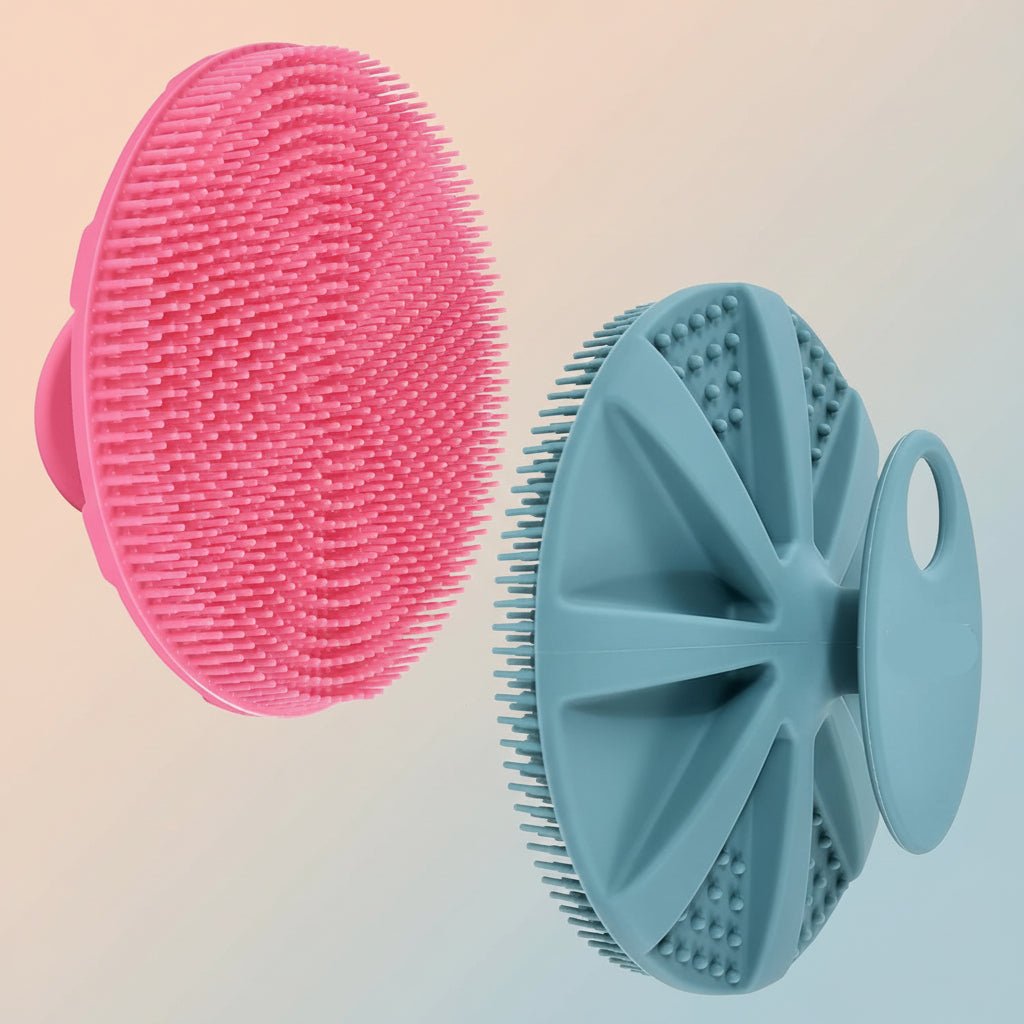 Soft Silicone Exfoliating Shower Scrubber Brush