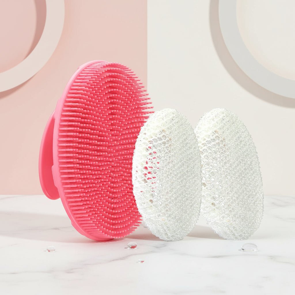 Soft Silicone Exfoliating Shower Scrubber Brush