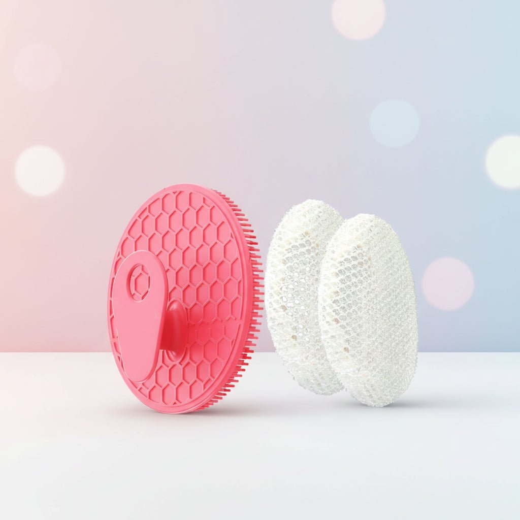 Soft Silicone Exfoliating Shower Scrubber Brush