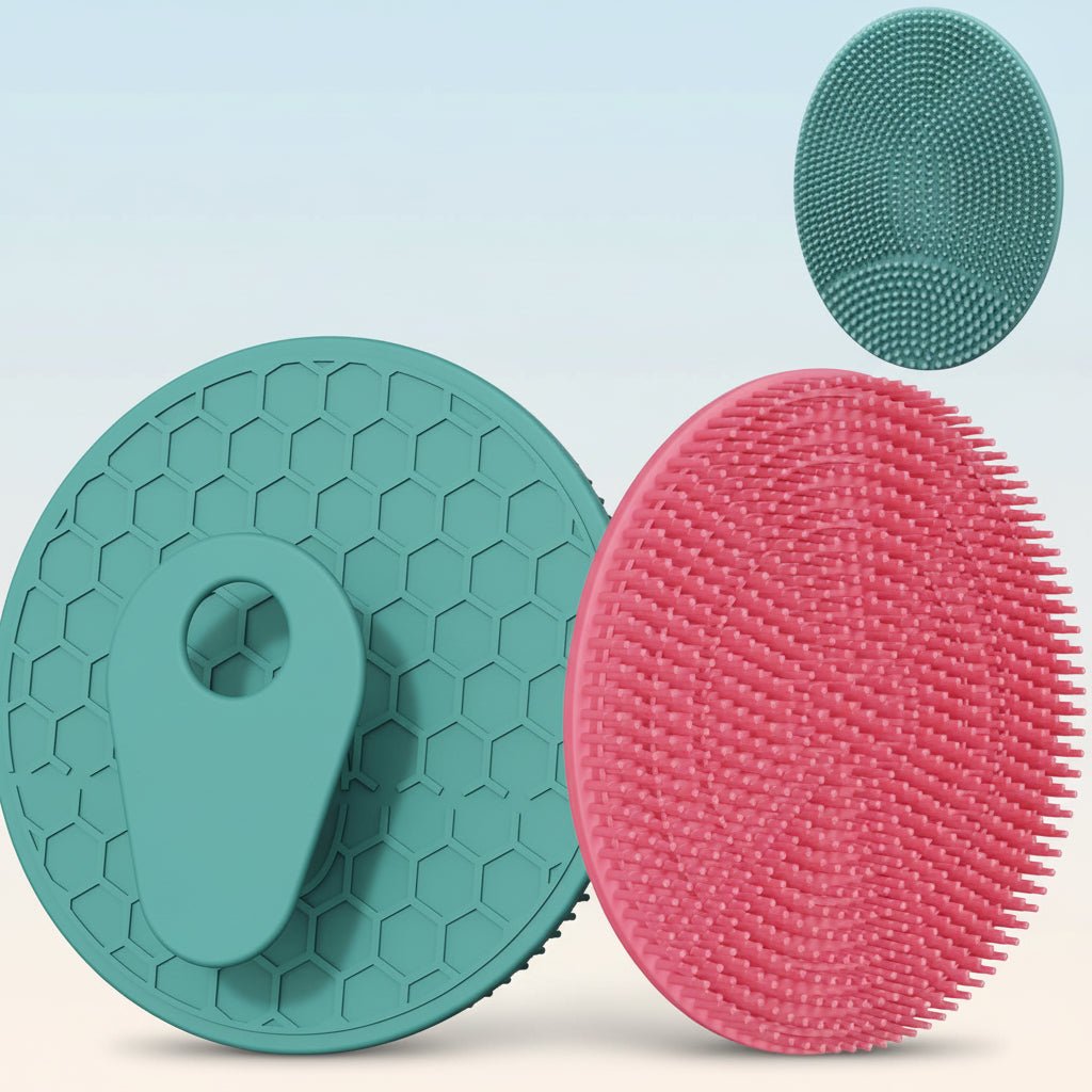 Soft Silicone Exfoliating Shower Scrubber Brush