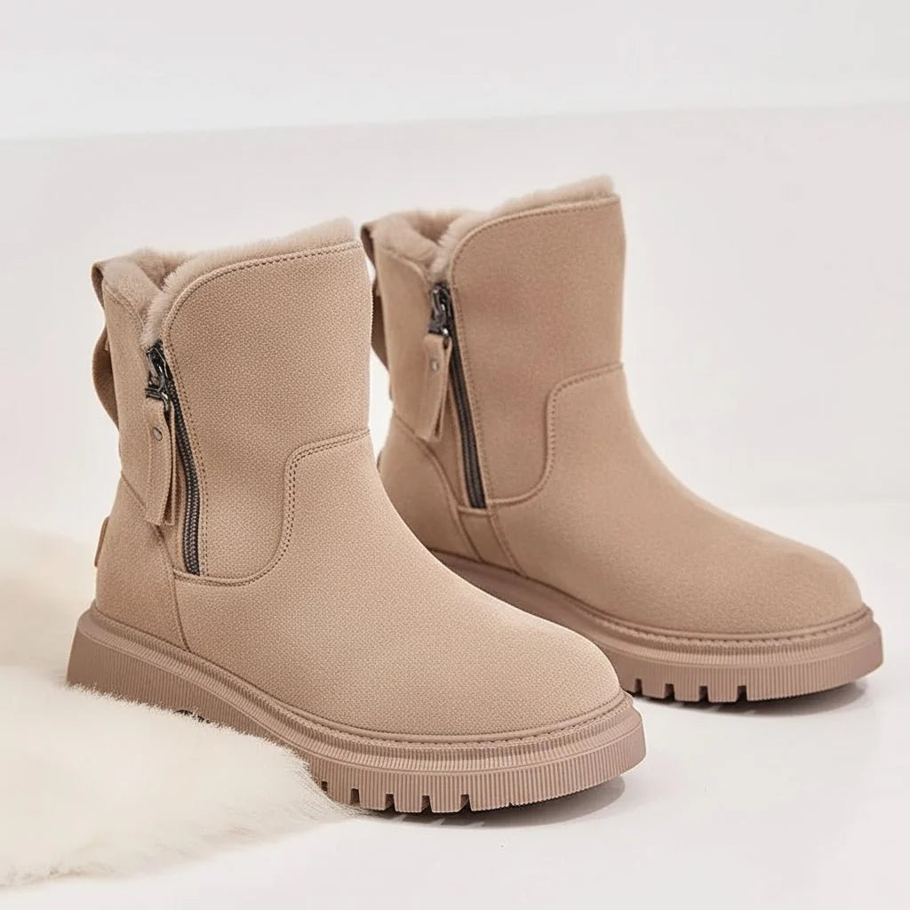 Warm Waterproof Boots with Arch Support and Cushioning - SweetyGem
