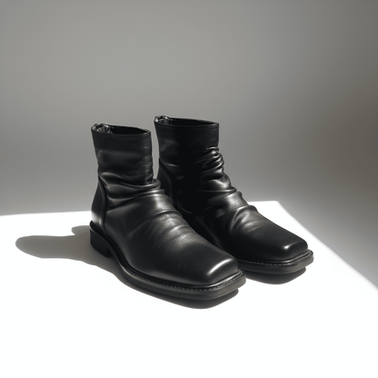 Comfortable Ankle Boots Chunky Heel Autumn Winter Shoes - SweetyGem