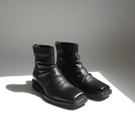 Comfortable Ankle Boots Chunky Heel Autumn Winter Shoes - SweetyGem