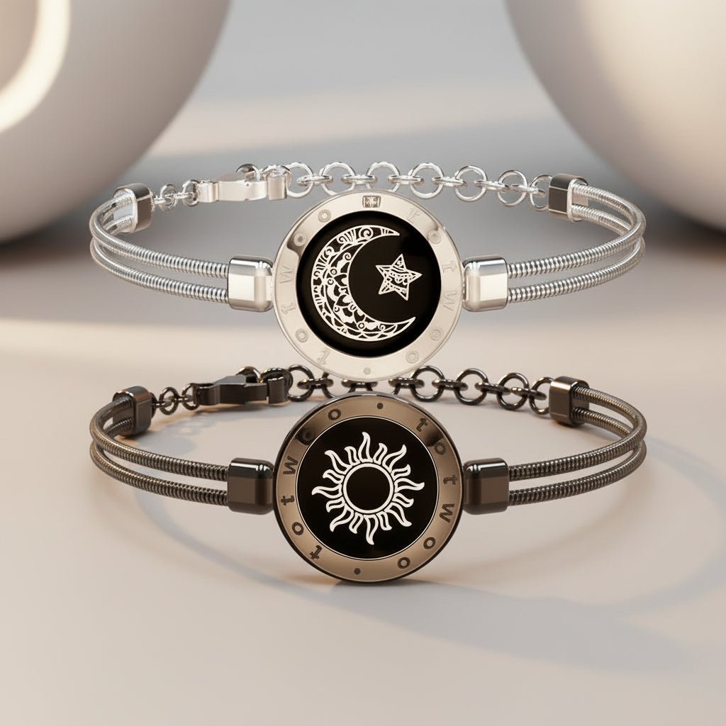 Love Token Pair Vibe Smart Stainless Steel Bracelets