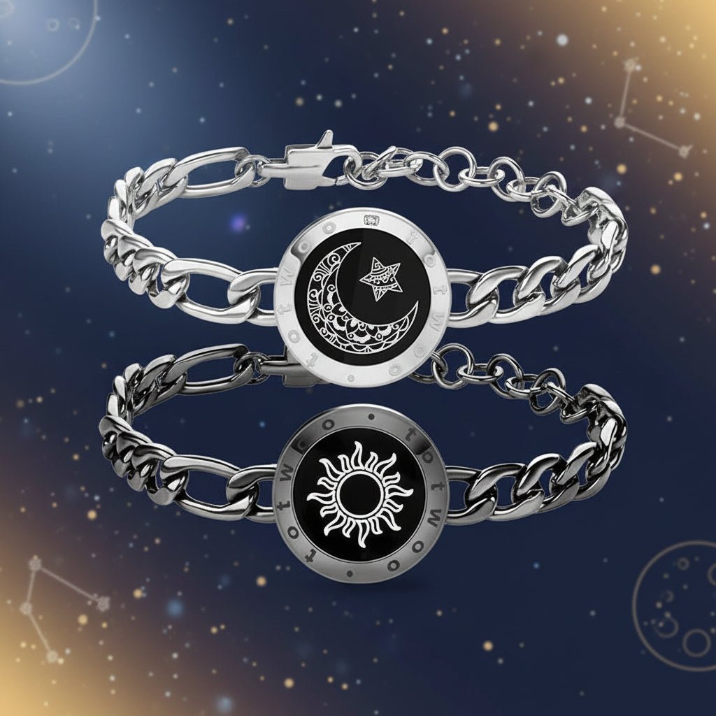 Love Token Pair Vibe Smart Stainless Steel Bracelets
