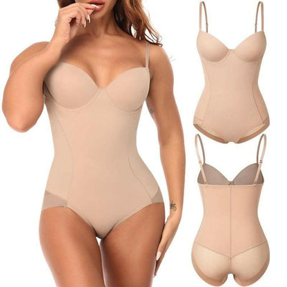 Women Bodysuit With Built-In Bra Shapewear
