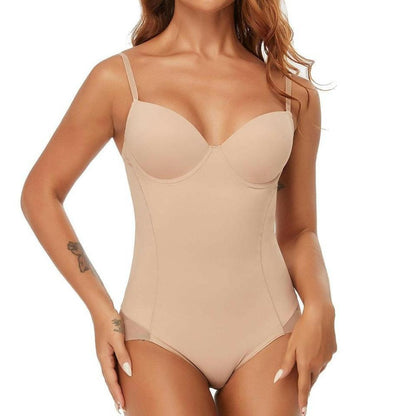 Women Bodysuit With Built-In Bra Shapewear
