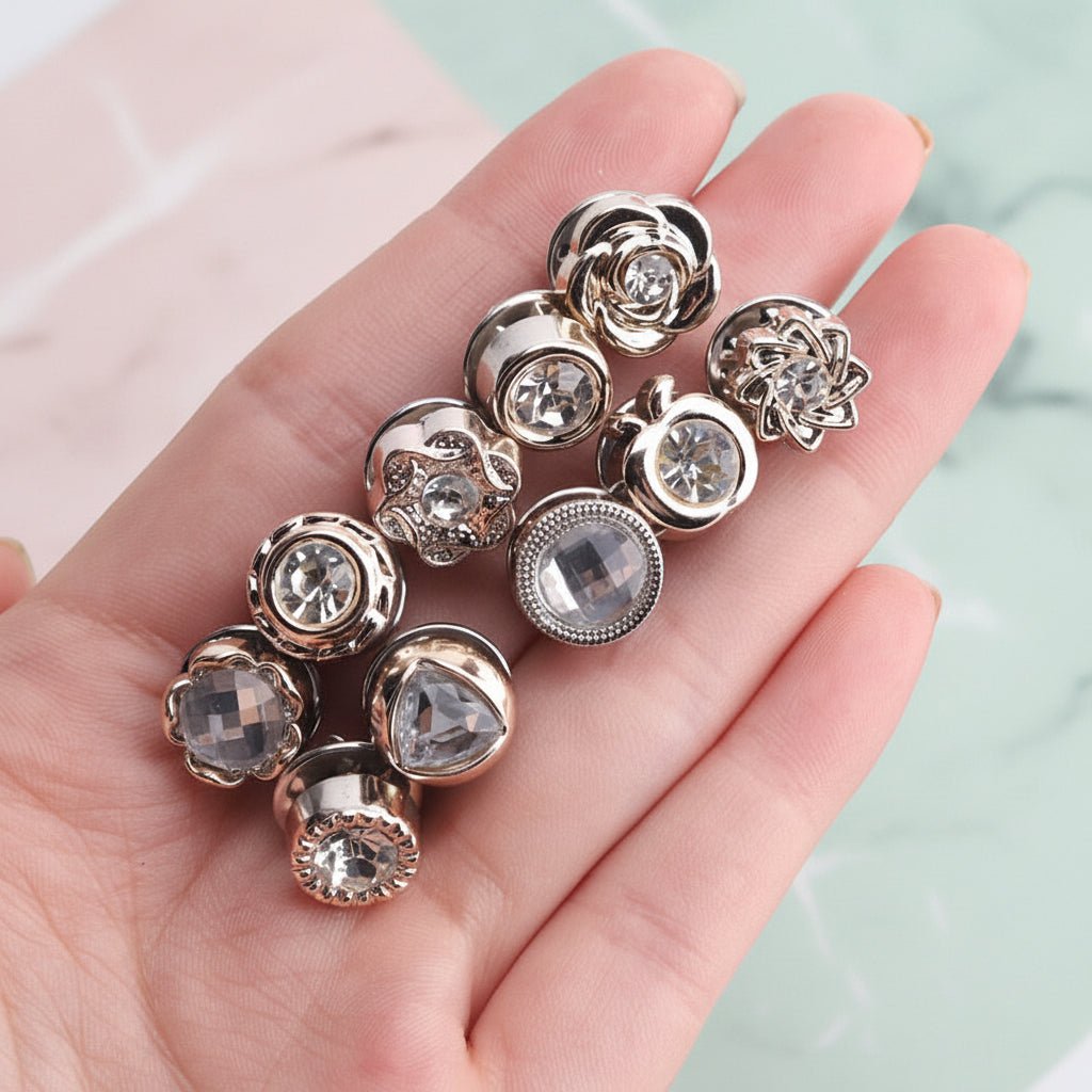 Easy Fit Metal Snap Fasteners Strong Button Closures - SweetyGem