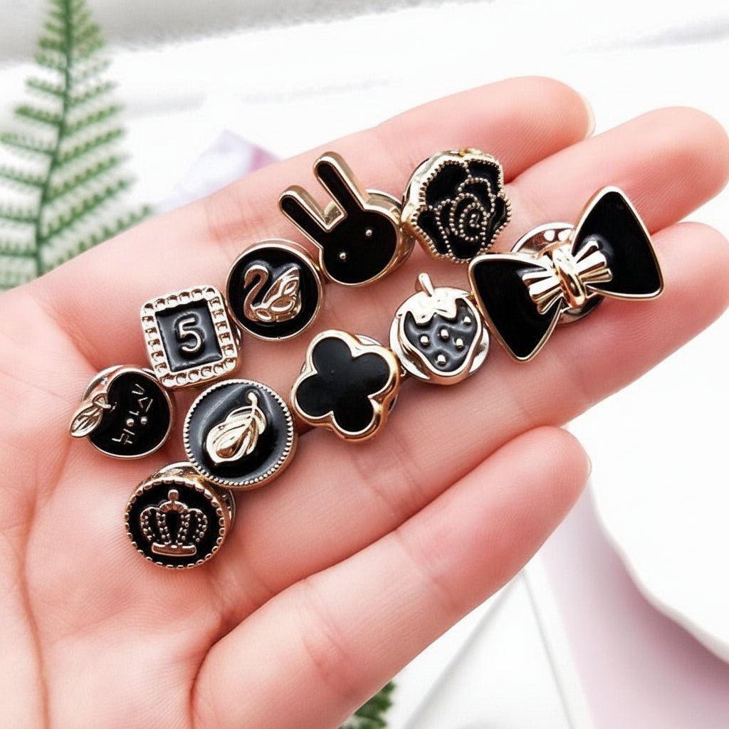 Easy Fit Metal Snap Fasteners Strong Button Closures