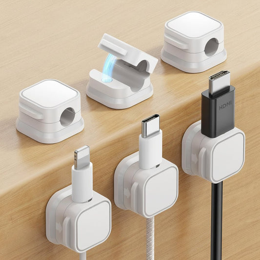 Sticky Cable Management Desk Clips 6 Pack - SweetyGem