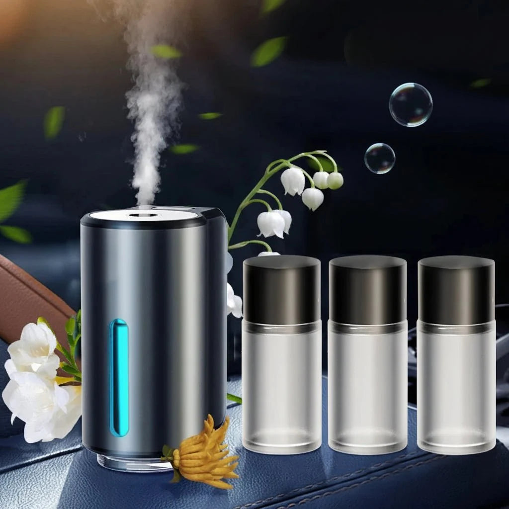 Car Air Purifier Freshener Essential Oil Diffuser