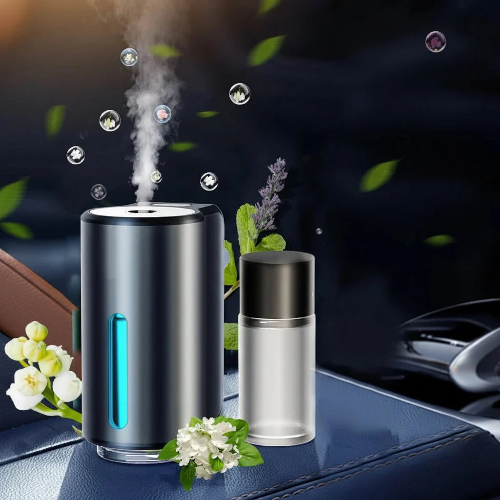 Car Air Purifier Freshener Essential Oil Diffuser