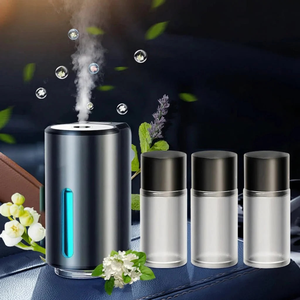 Car Air Purifier Freshener Essential Oil Diffuser