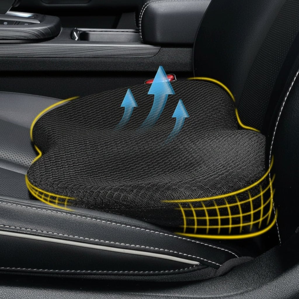 Comfortable Booster Car Seat Cushion for Short Drivers - SweetyGem